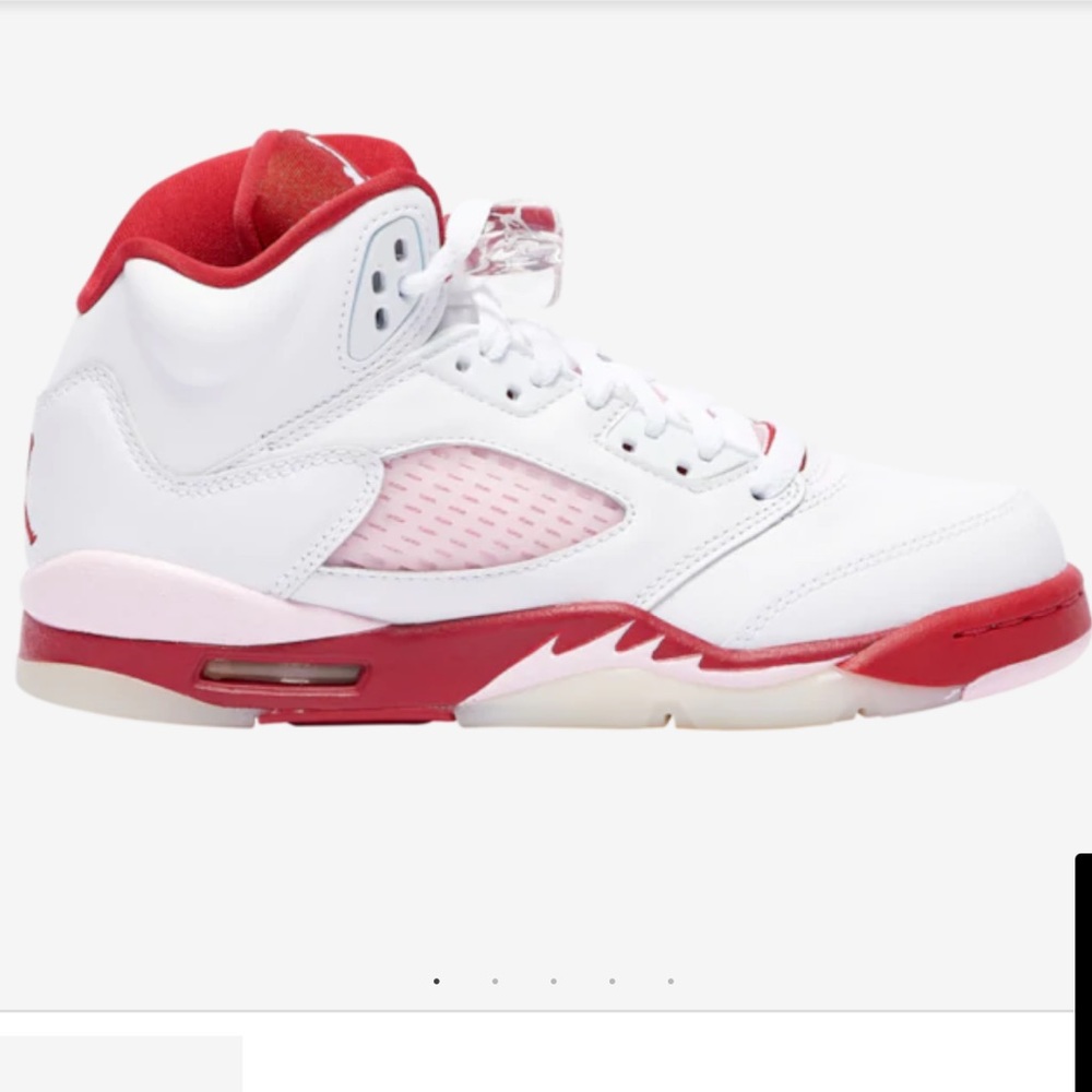 White/GymRed/Pink Foam Jordan’s